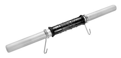 Гриф гантельный В-25 мм с мягкой обрезиненной ручкой  длина 40 см, замок-пружина