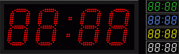 Электронные офисные часы-календарь Р-150b