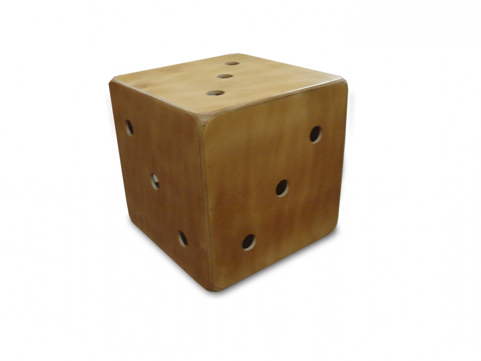 Куб деревянный (20 см)