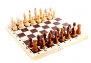 Шахматы обиходные с доской 290*145 мм (фанера)