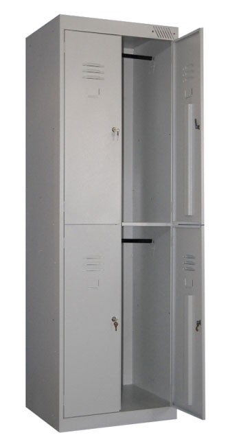 Шкаф для одежды ШРК(1850)24-600, 600*500*1850 мм, 2 секции