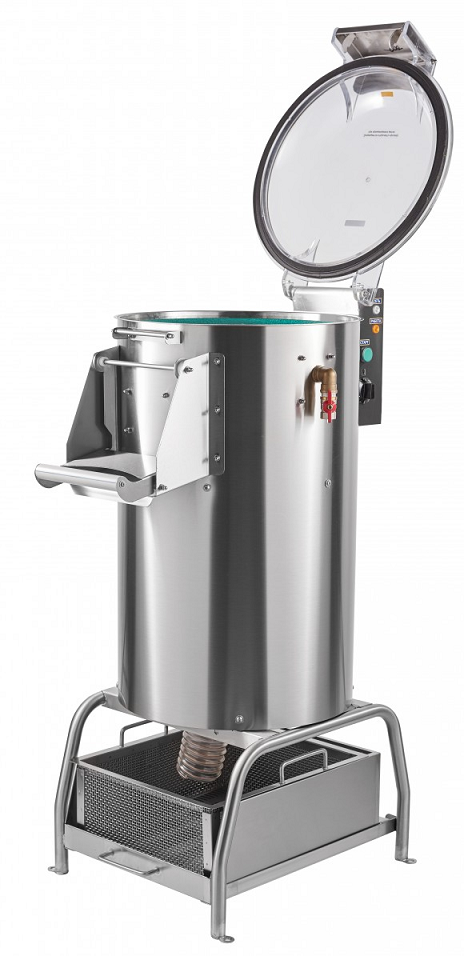 Картофелечистка кухонная МКК-300-01 с подставкой и мезгосборником, 300 кг/ч
