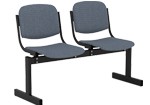 Блок стульев 2-местный, мягкий, не откидной, 1200*560*460, 800 мм
