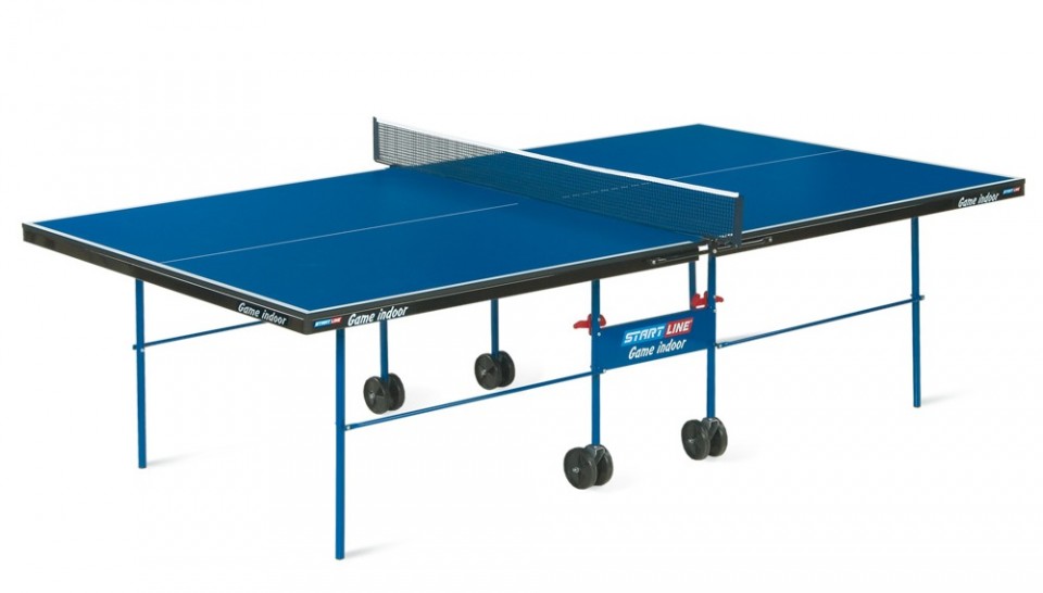 Теннисный стол START LINE GAME INDOOR с сеткой с комплектом