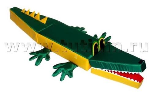 Дидактический крокодил (напольный) под чехлы, 150*300*1600 мм
